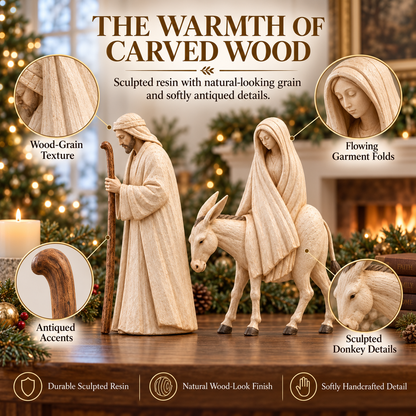 ✨ Journey to Bethlehem Nativity Figurine Set