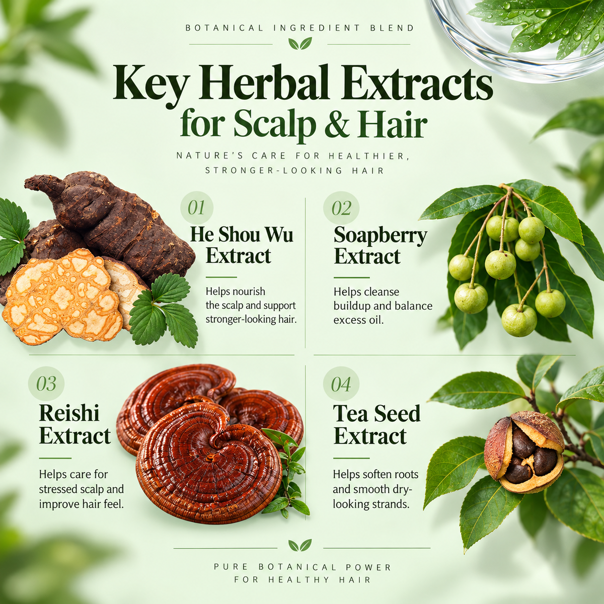 3-in-1 Herbal Shampoo Bar — Scalp Refresh, Oil Control & Stronger-Looking Hair