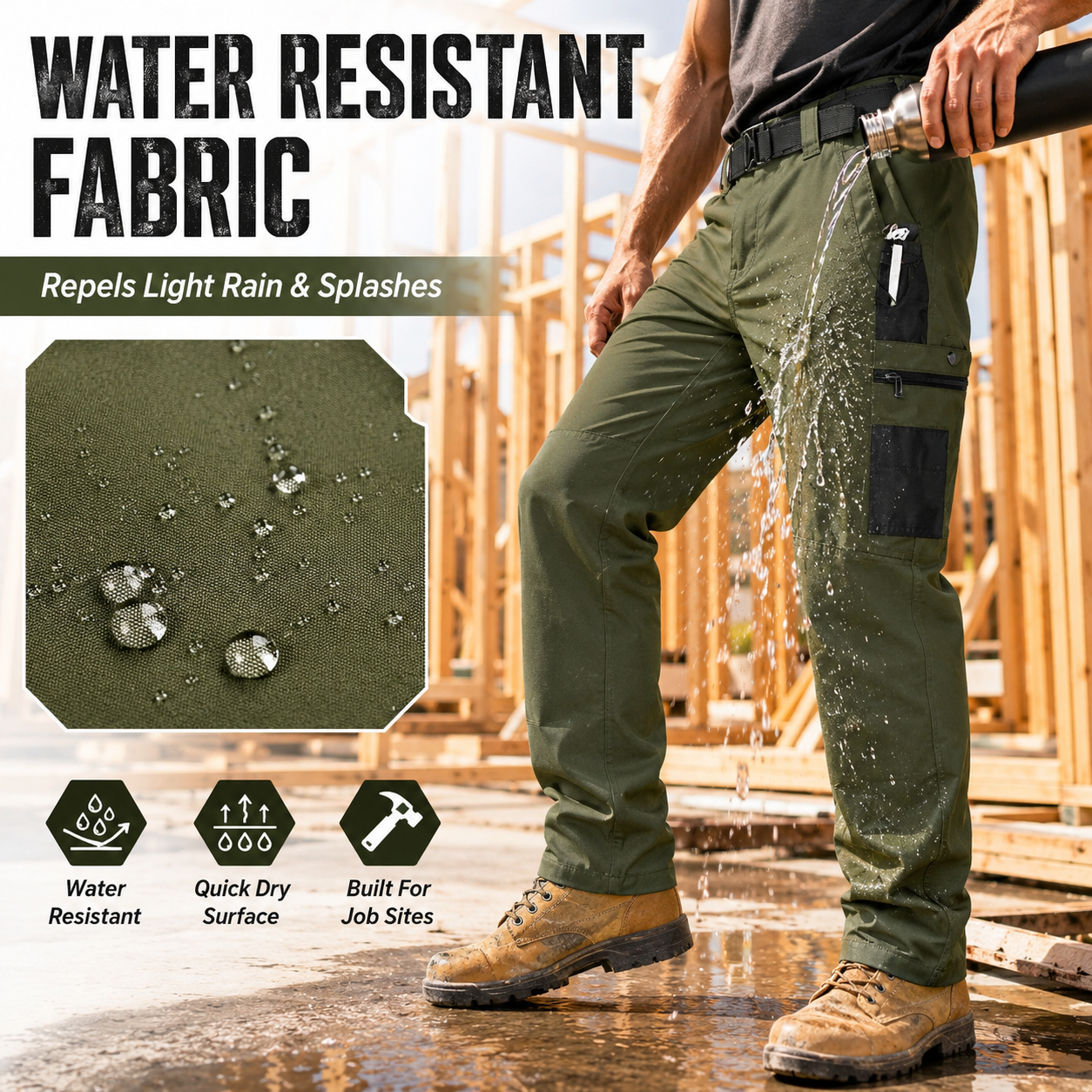🔥 20,000+ Sold | Men’s Tactical Work Pants – Better Than Jeans for Work 💪