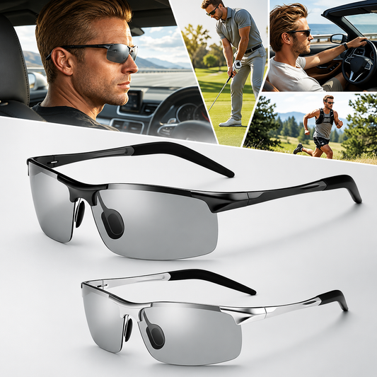 🕶️🚗 2026 Day & Night Photochromic Polarized Sunglasses with Anti-Glare Polarized Lenses