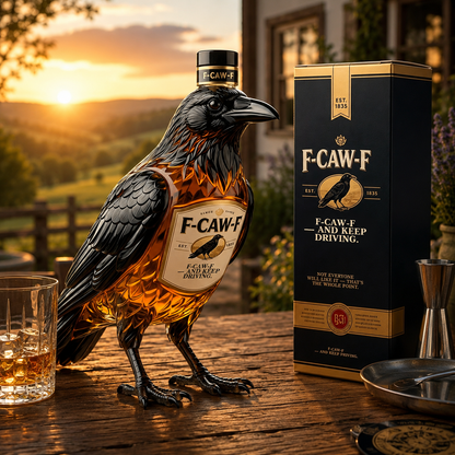 💥The F-CAW-F whisky Bottle — For Those Who Laugh at Life and Give Zero F*cks!