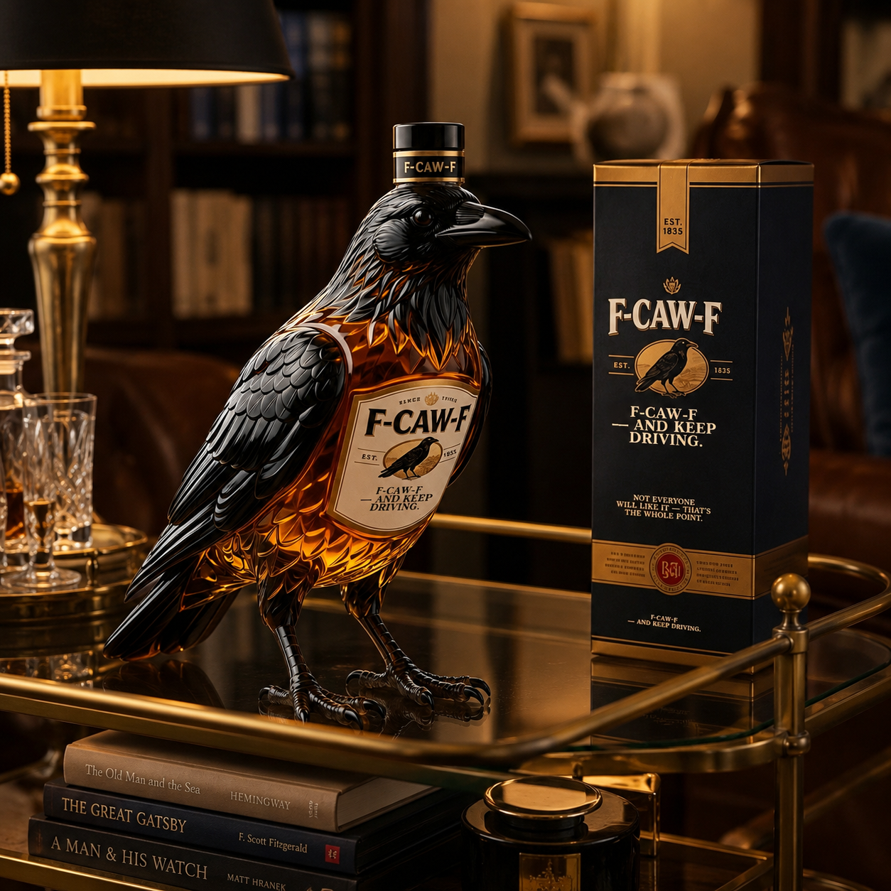 💥The F-CAW-F whisky Bottle — For Those Who Laugh at Life and Give Zero F*cks!