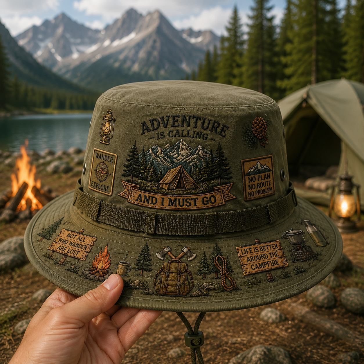🇺🇸 Last Day Promo: 49% OFF🌲Adventure Is a Way of Life Boonie Hat