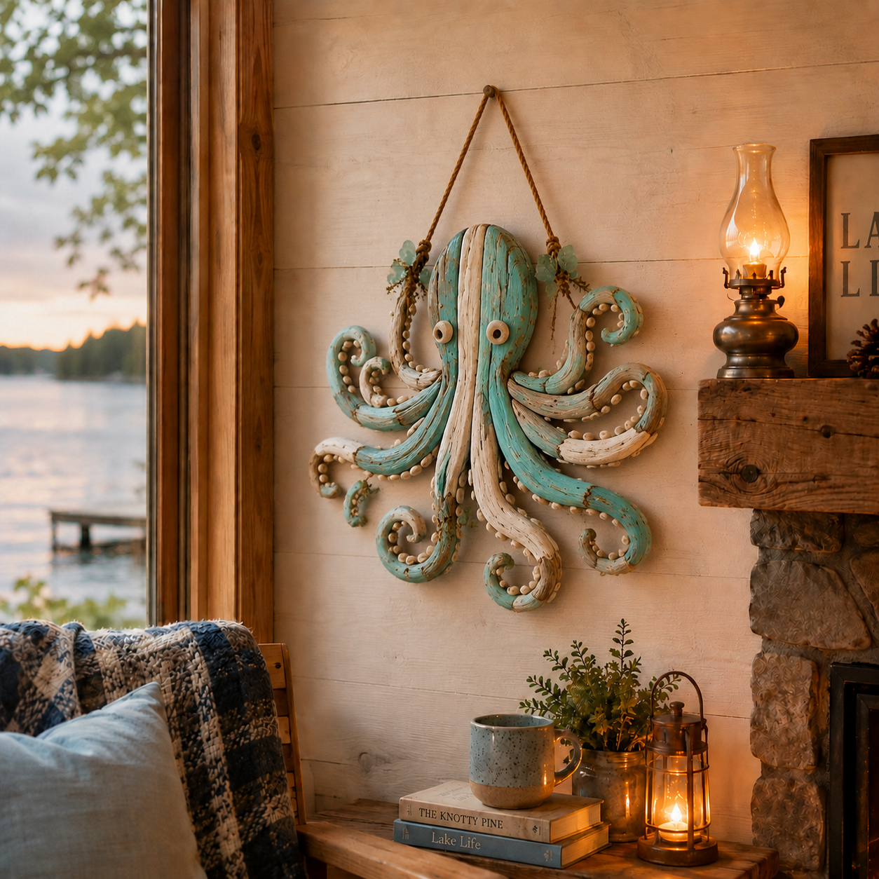 🌊Coastal Driftwood Ocean Animal Wall Decor