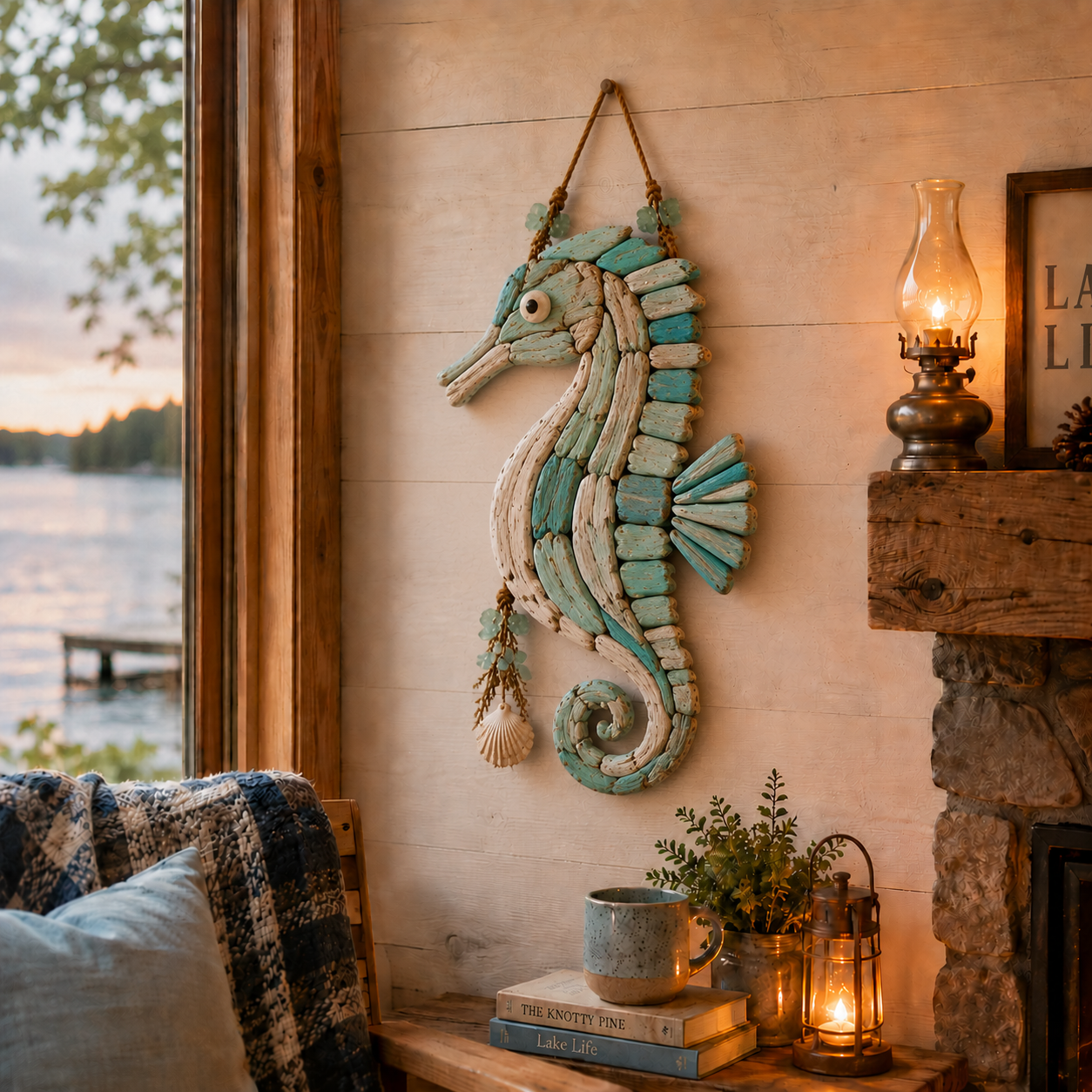 🌊Coastal Driftwood Ocean Animal Wall Decor