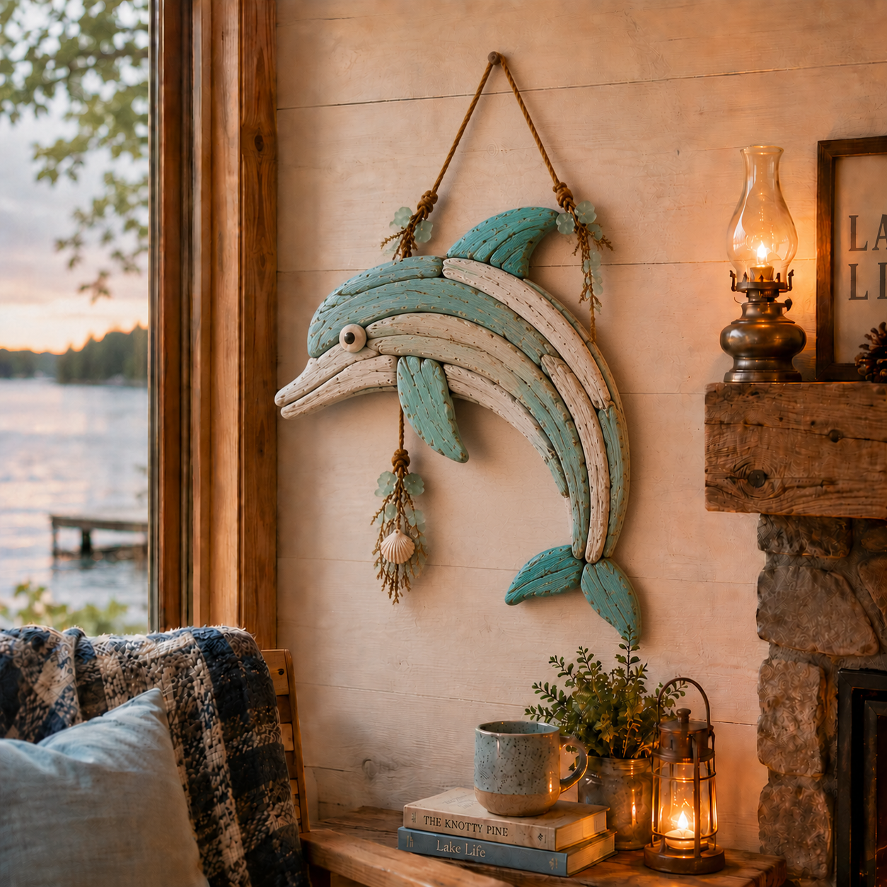 🌊Coastal Driftwood Ocean Animal Wall Decor