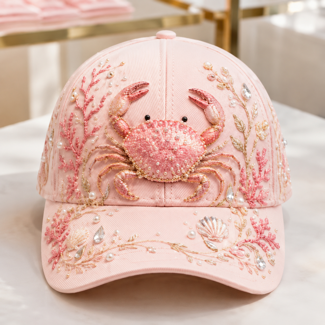 🔥 Last Day 69% OFF – 🌊🧢 3D Ocean Creatures Embroidery Cap (📦Buy 2 Free Shipping)
