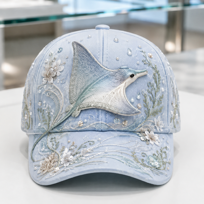 🔥 Last Day 69% OFF – 🌊🧢 3D Ocean Creatures Embroidery Cap (📦Buy 2 Free Shipping)