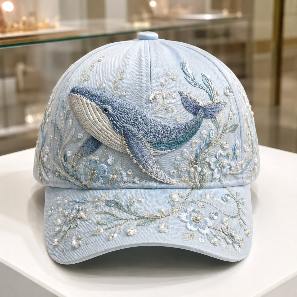 🔥 Last Day 69% OFF – 🌊🧢 3D Ocean Creatures Embroidery Cap (📦Buy 2 Free Shipping)