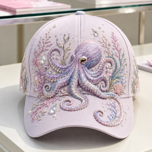 🔥 Last Day 69% OFF – 🌊🧢 3D Ocean Creatures Embroidery Cap (📦Buy 2 Free Shipping)