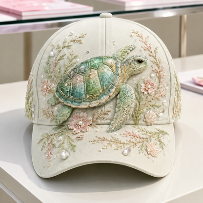 🔥 Last Day 69% OFF – 🌊🧢 3D Ocean Creatures Embroidery Cap (📦Buy 2 Free Shipping)