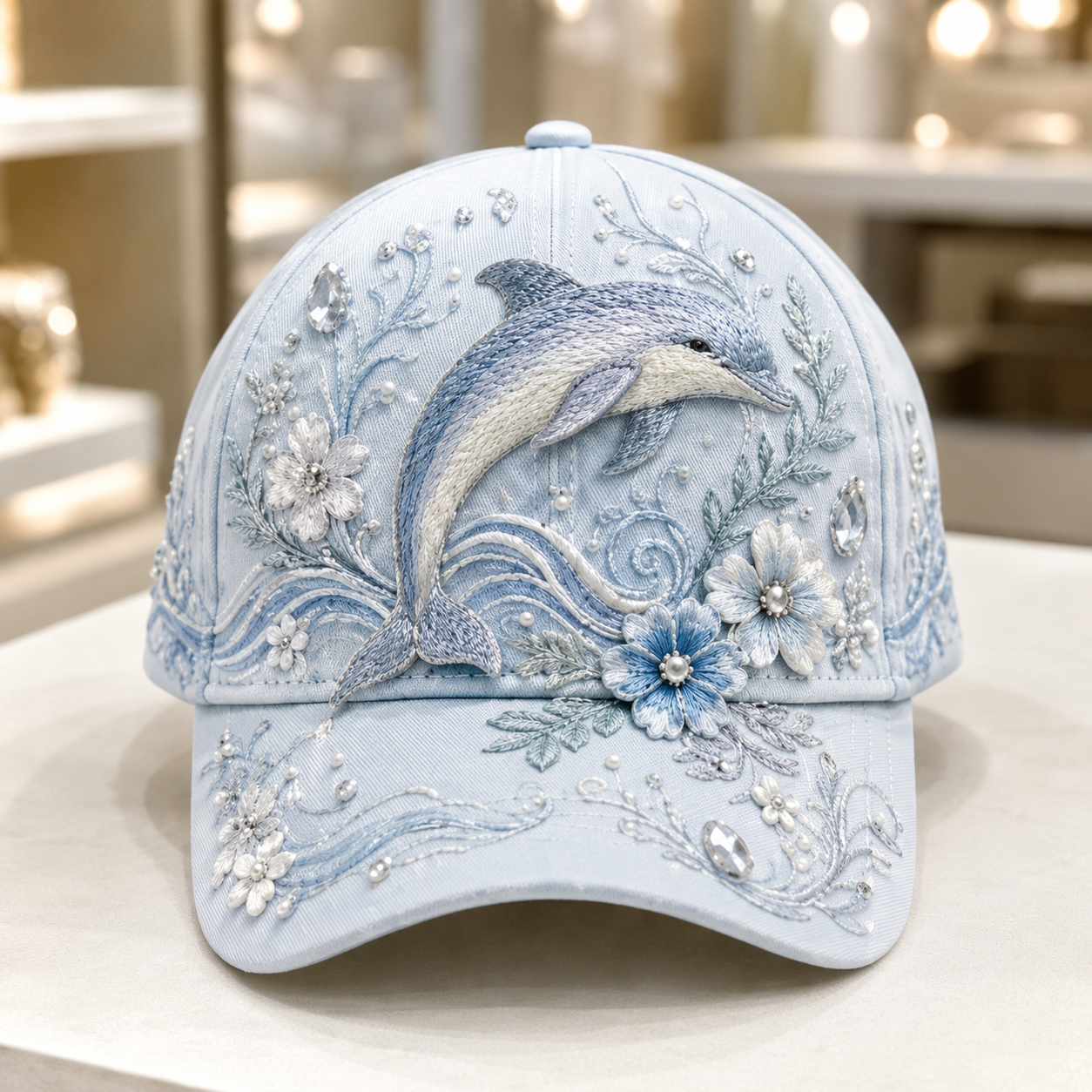 🔥 Last Day 69% OFF – 🌊🧢 3D Ocean Creatures Embroidery Cap (📦Buy 2 Free Shipping)