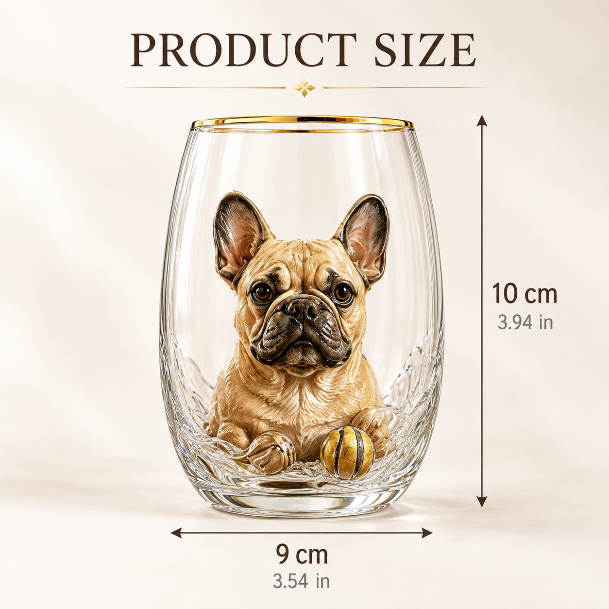 🐶 3D Dog Breed Glass Collection