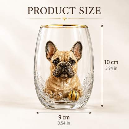 🐶 3D Dog Breed Glass Collection