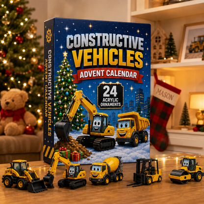 🚜🎄 2026 Construction Vehicle Advent Calendar – 24 Days of Truck & Machine Surprises