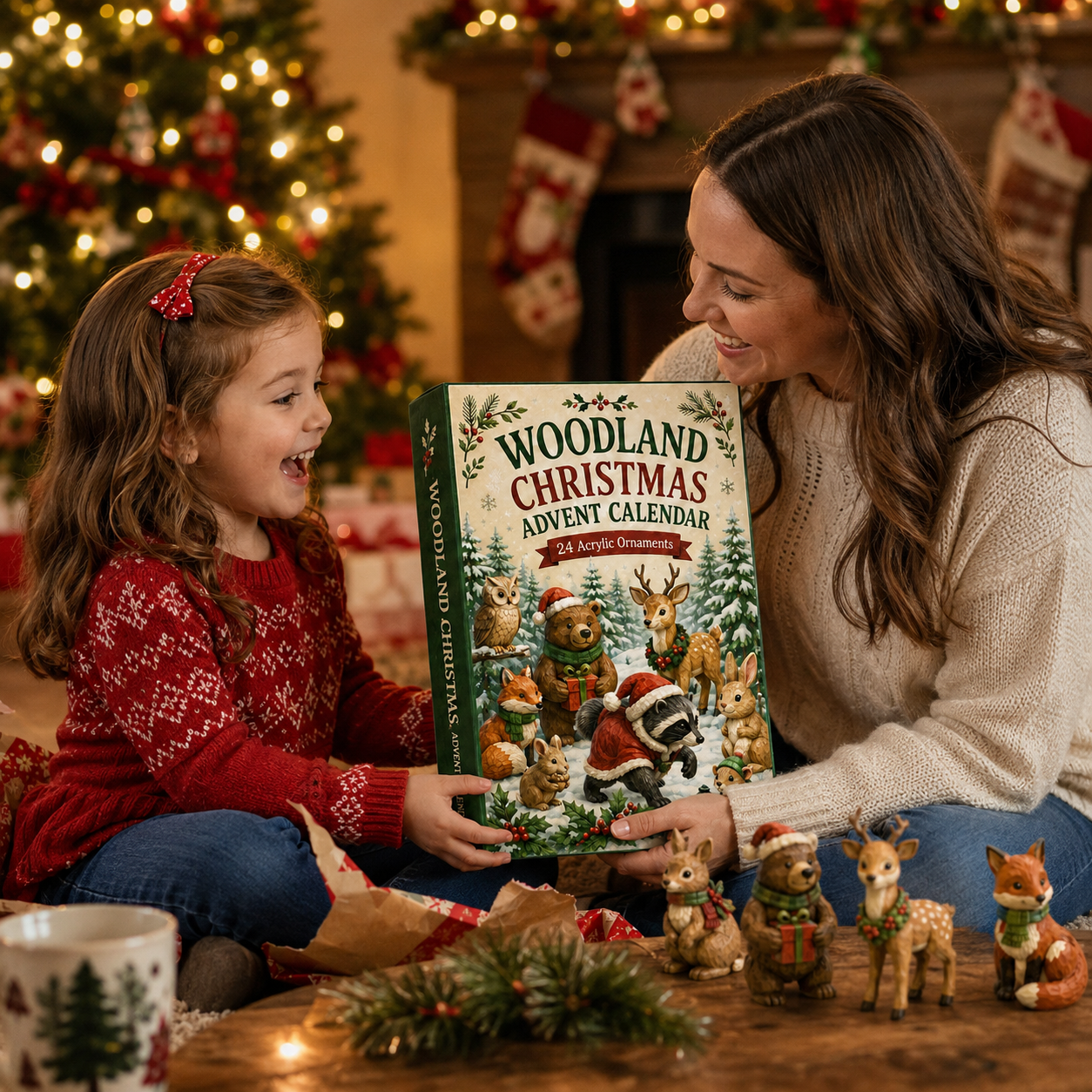 🎄🦊 2026 Woodland Christmas Advent Calendar – 24 Days of Cozy Forest Animal Surprises