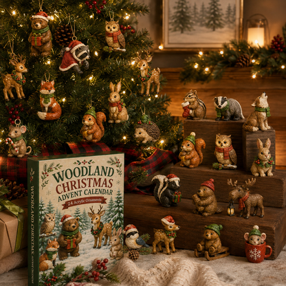 🎄🦊 2026 Woodland Christmas Advent Calendar – 24 Days of Cozy Forest Animal Surprises
