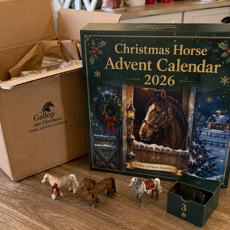 Horse advent calendar customer unboxing