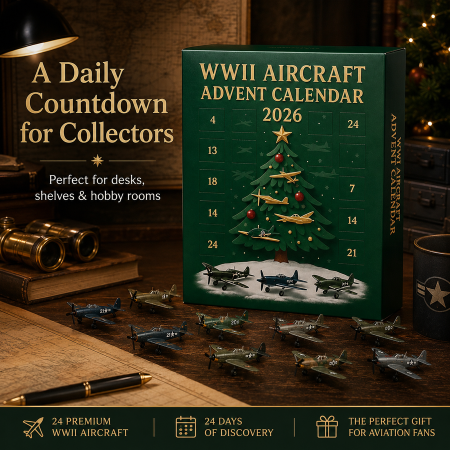 Miniature aircraft collection arranged on home table