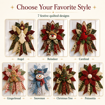 🎄💕Beginner-Friendly Oversized Christmas Character Quilted Door Hanger Sewing Kit | Complete Kit with All Tools & Step-by-Step Guide Included