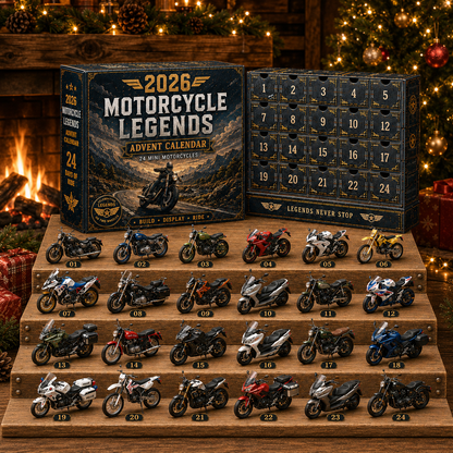 🏍2026 Motorcycle Legends Advent Calendar – 24 Days, 24 Mini Motorcycles, 24 Legendary Rides