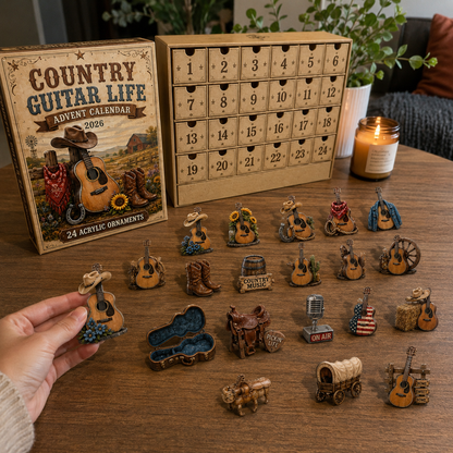 🎸Country Guitar Life Advent Calendar 2026 - 24-Day Festive Countdown