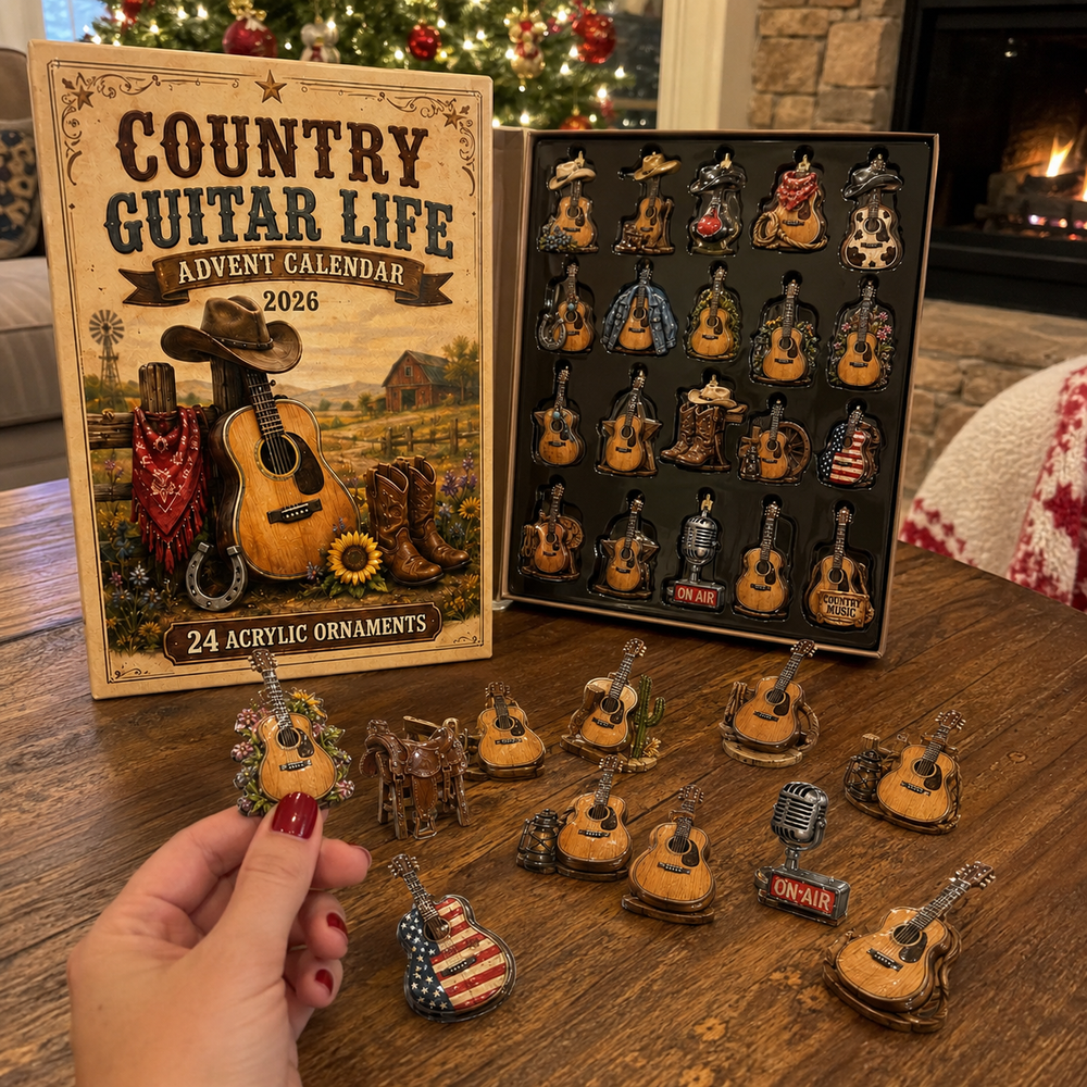 Country Guitar Life Advent Calendar customer unboxing
