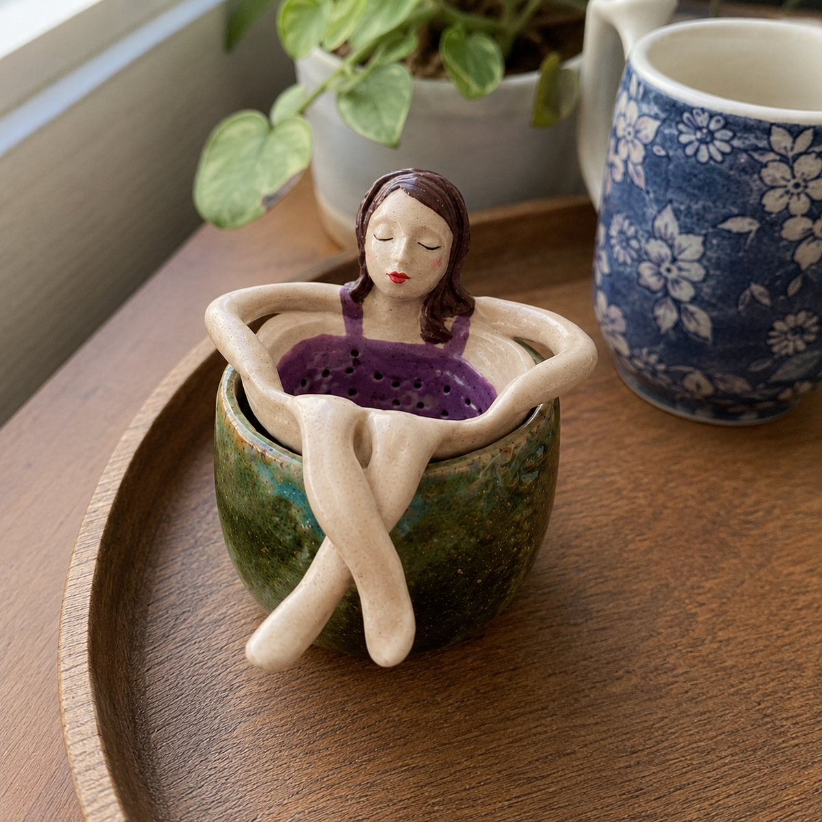 Ceramic Tea Strainer Tea Corner