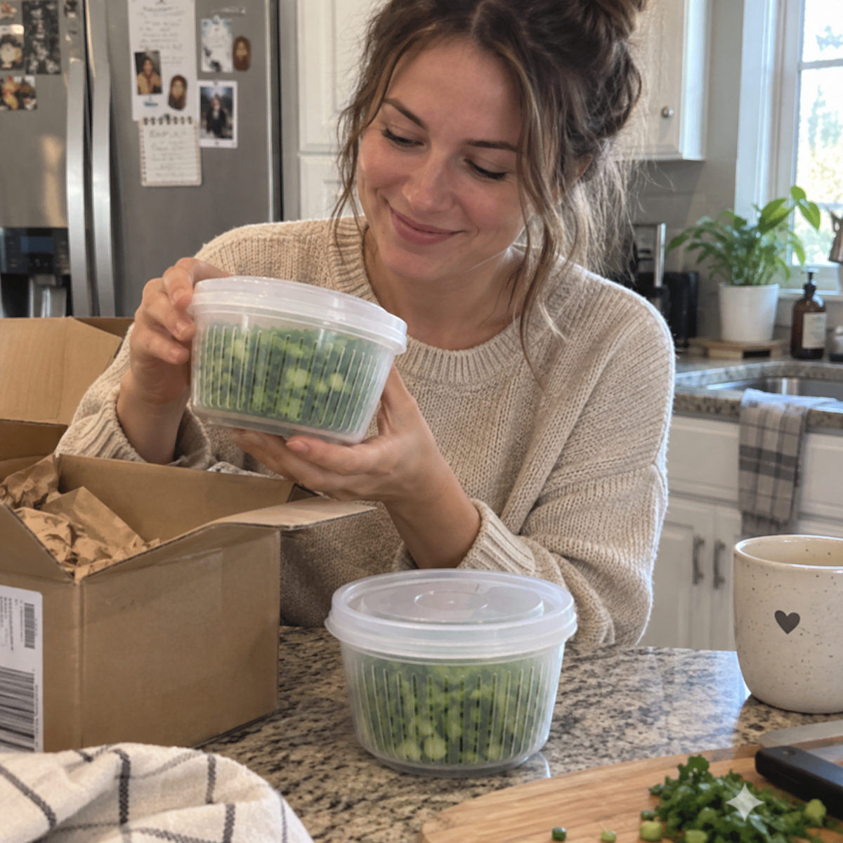 4Pcs Kitchen Storage Containers