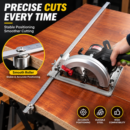 📏 Straight-Edge Double Axis 50cm Positioning Calipers – Precision Measuring Tool for Woodworking