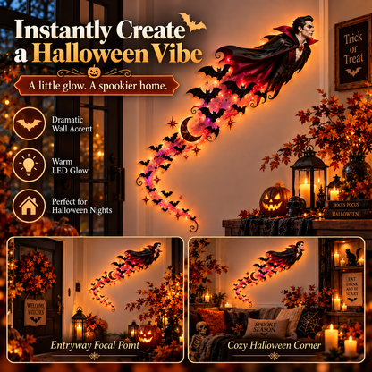 🎃Halloween Magic Trail Wall Light - Spooky Halloween Glow, Right on Your Wall🎃