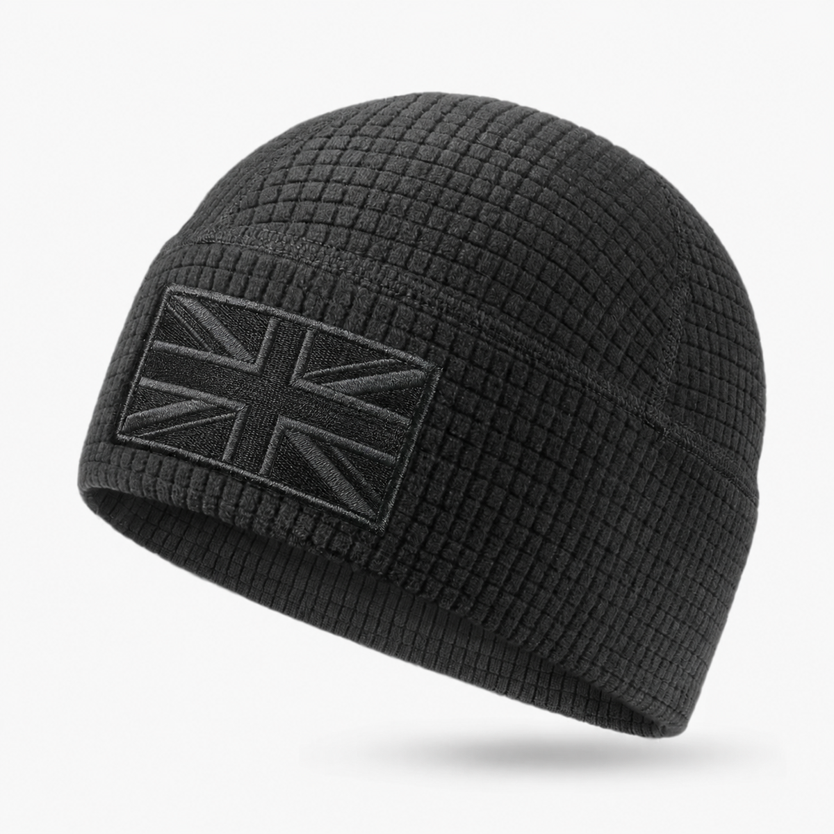 Flag Embroidery Waffle Watch Cap
