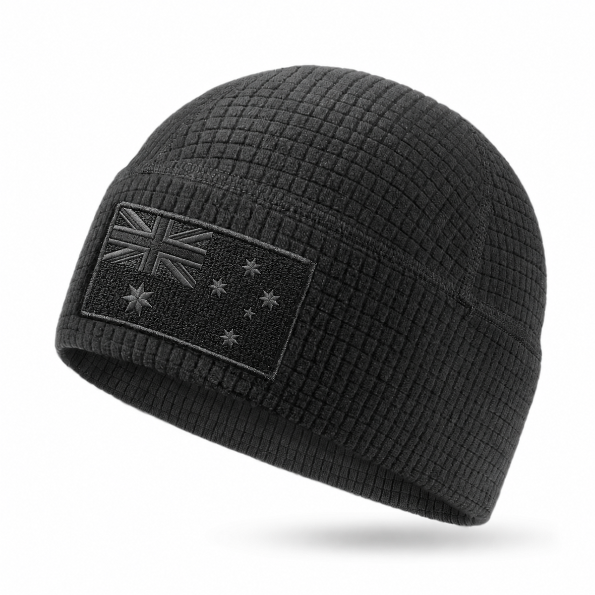 Flag Embroidery Waffle Watch Cap
