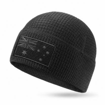 Flag Embroidery Waffle Watch Cap