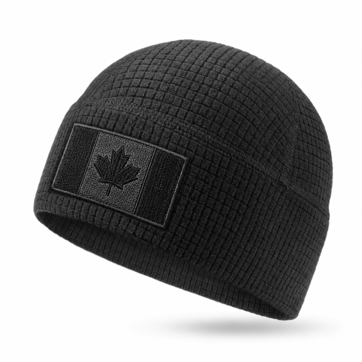 Flag Embroidery Waffle Watch Cap