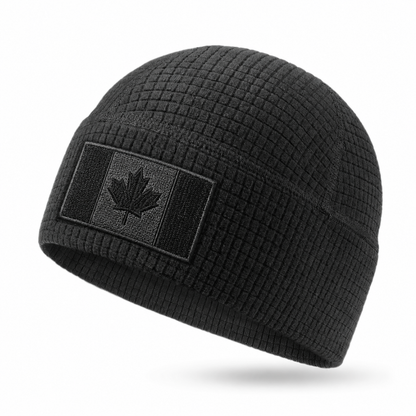 Flag Embroidery Waffle Watch Cap