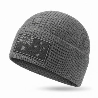 Flag Embroidery Waffle Watch Cap
