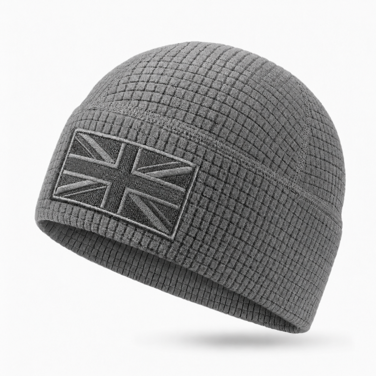 Flag Embroidery Waffle Watch Cap