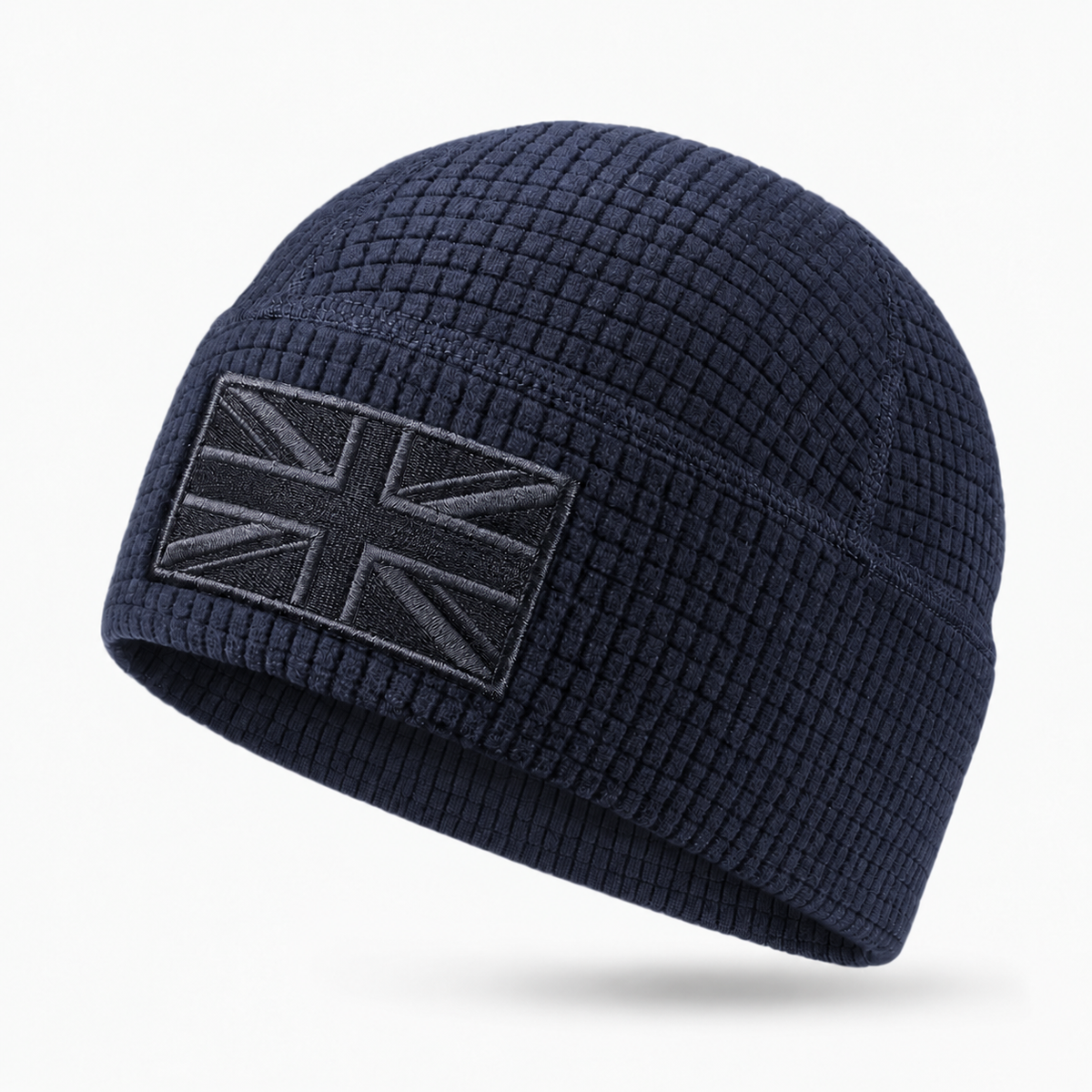 Flag Embroidery Waffle Watch Cap