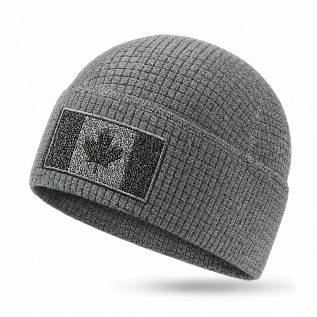 Flag Embroidery Waffle Watch Cap