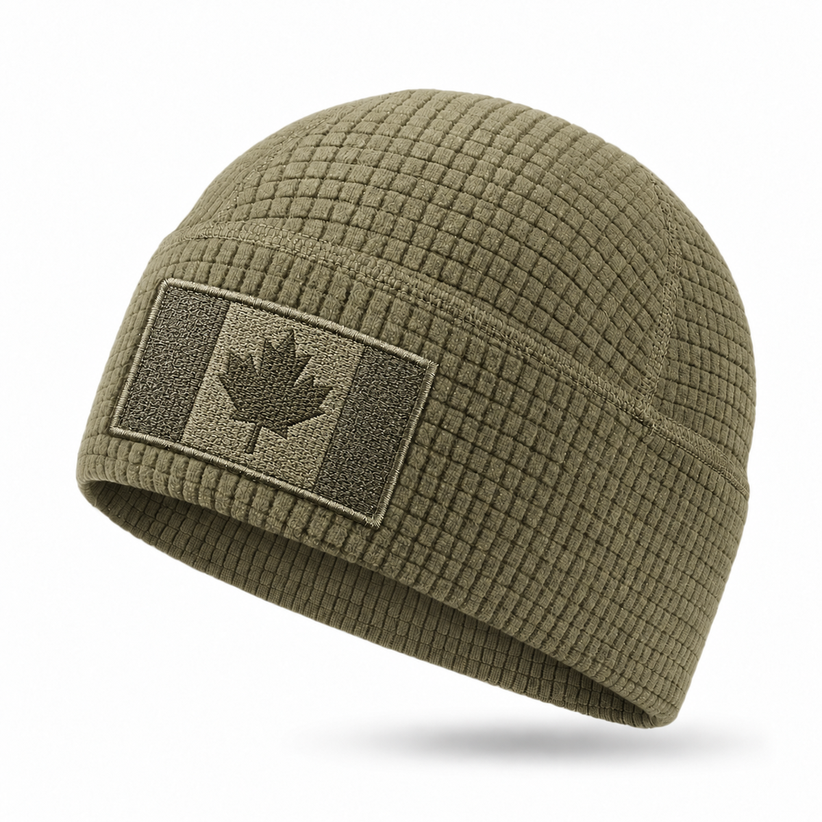 Flag Embroidery Waffle Watch Cap