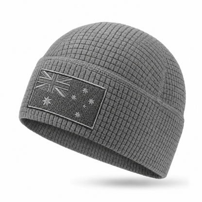 Flag Embroidery Waffle Watch Cap