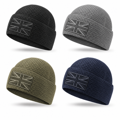 Flag Embroidery Waffle Watch Cap