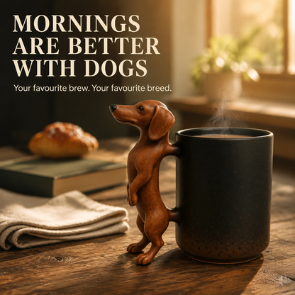 🐕 Handmade Dachshund Mug