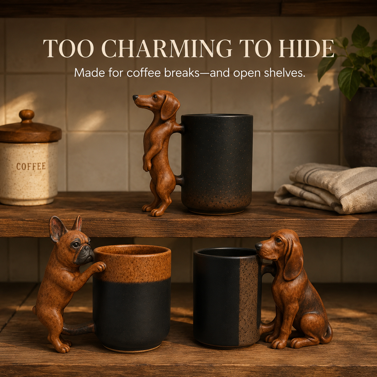 🐕 Handmade Dachshund Mug