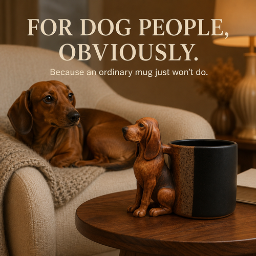 🐕 Handmade Dachshund Mug