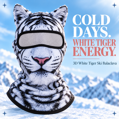 🔥🐱3D Cat Ski Balaclava Face Mask with Ears Animal Mask