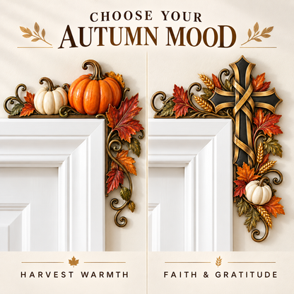 🍁Autumn Cross Door Topper