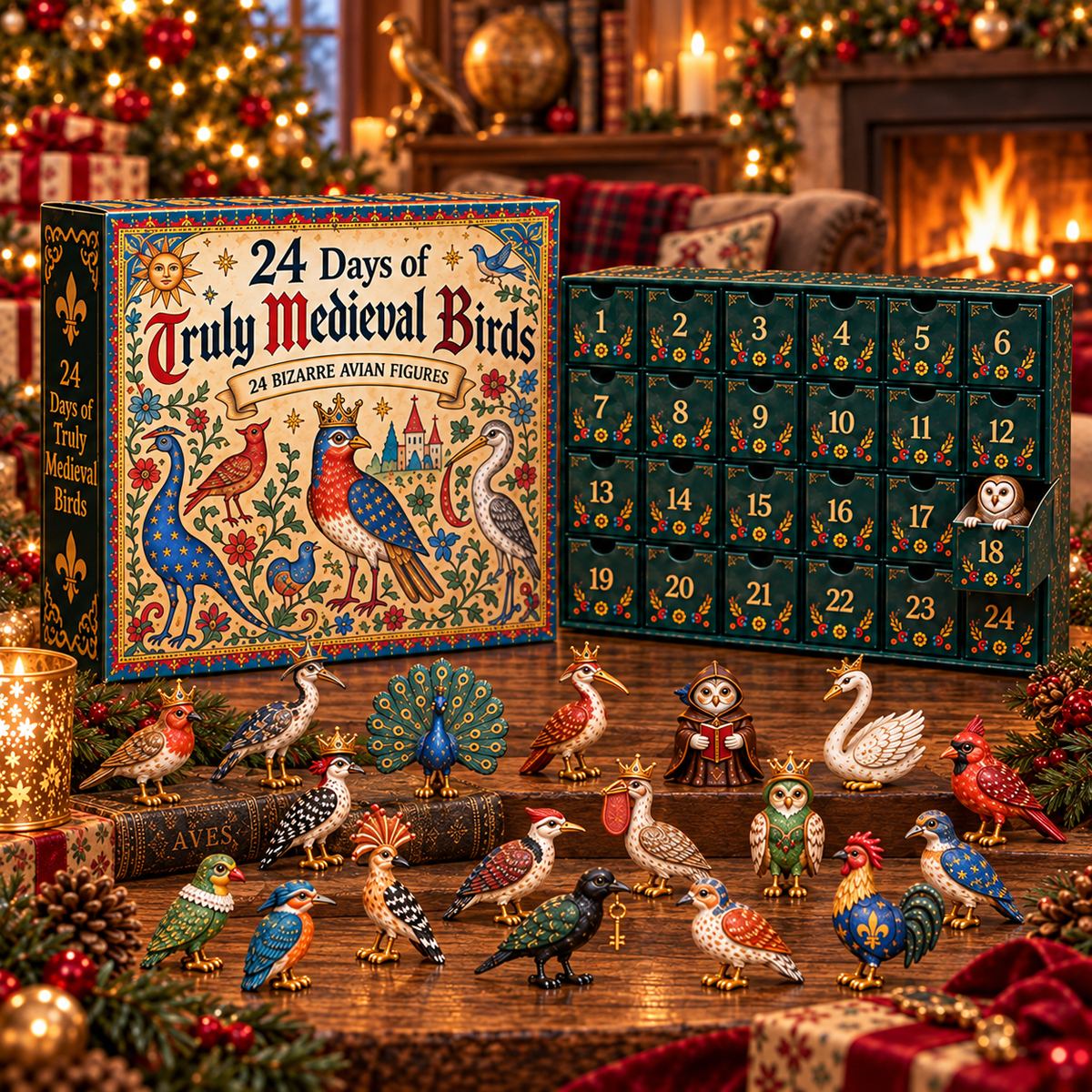 🏰 24 Days of Truly Medieval Birds