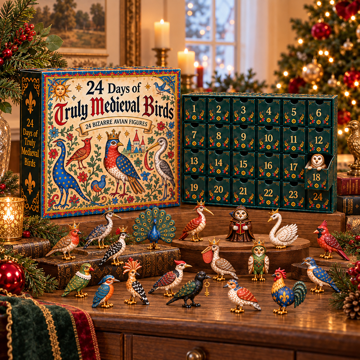 🏰 24 Days of Truly Medieval Birds